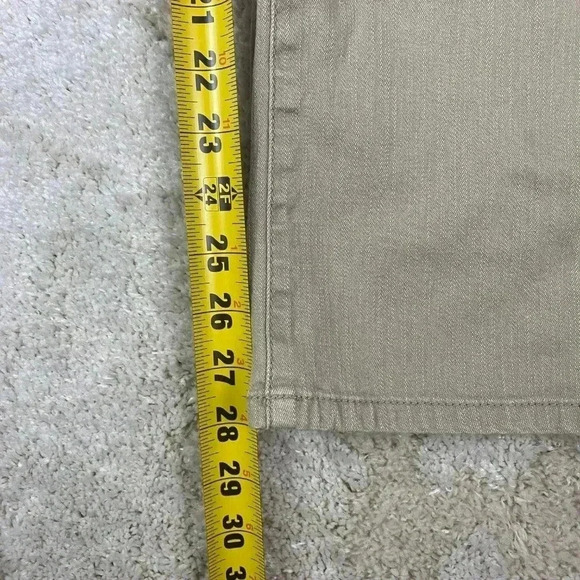 Women's Bestow UM Khaki Tan Jeans Size 14 Straight Bootcut - Picture 8 of 10